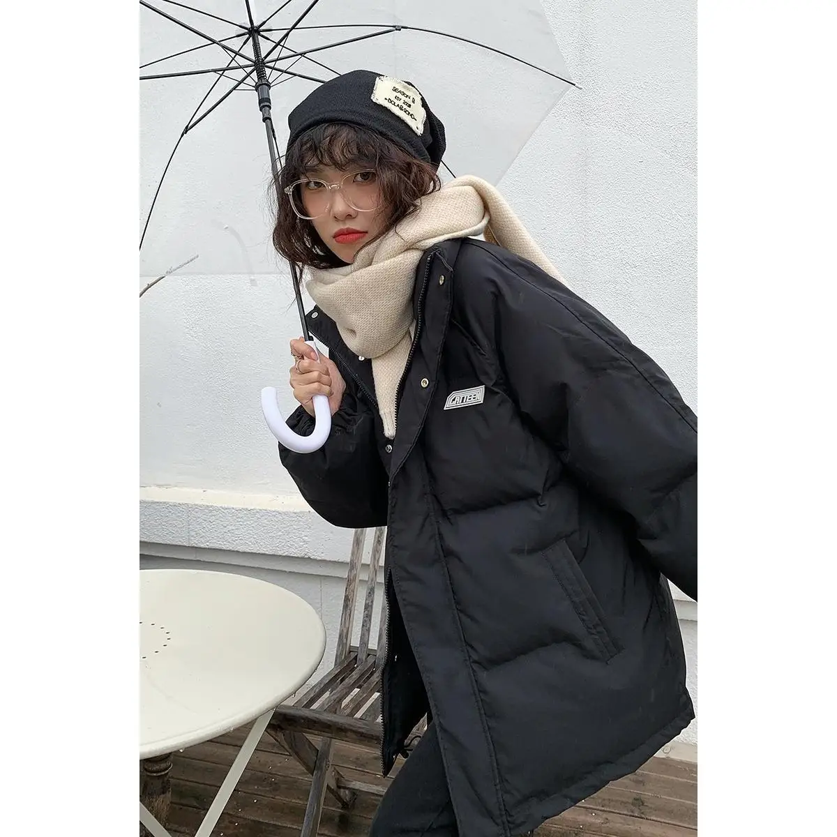 Korean Version of Loose Casual Cotton-padded Clothes Women Winter Cotton-padded Clothes Bread Clothes Warm Jacket  Winter Coat