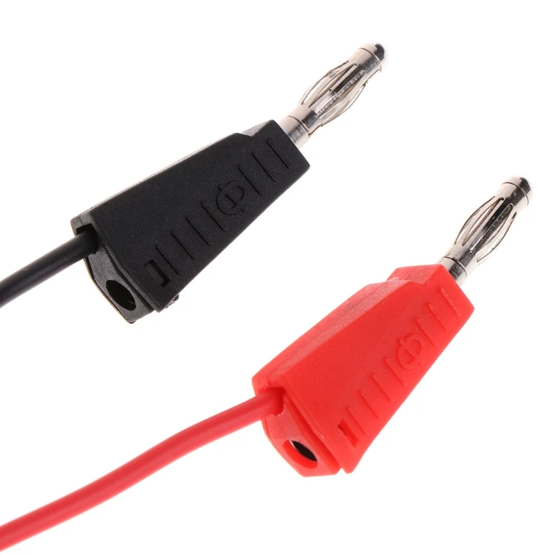 

BNC Q9 to Dual 4mm Stackable Banana Plug with Socket Test Leads Probe cable 1m