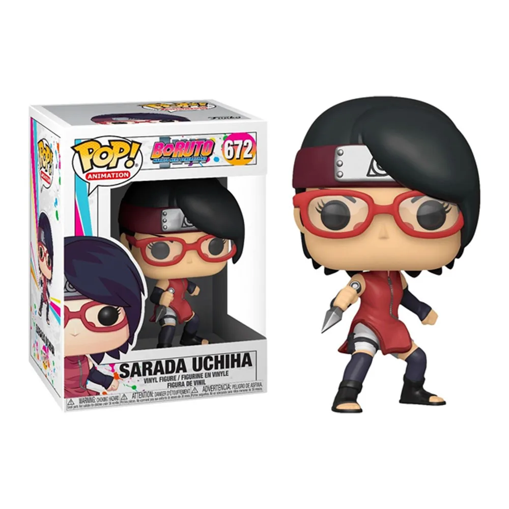 Funko Pop Animation Narutos Cho-Cho # 1037 1159 Сарада Учиха 672 Виниловые фигурки игрушки куклы