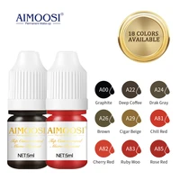 aimoosi 5ml top tattoo microblading paint ink pigment for semi permanent body art eyebrows eyeliner lips tint makeup supplies