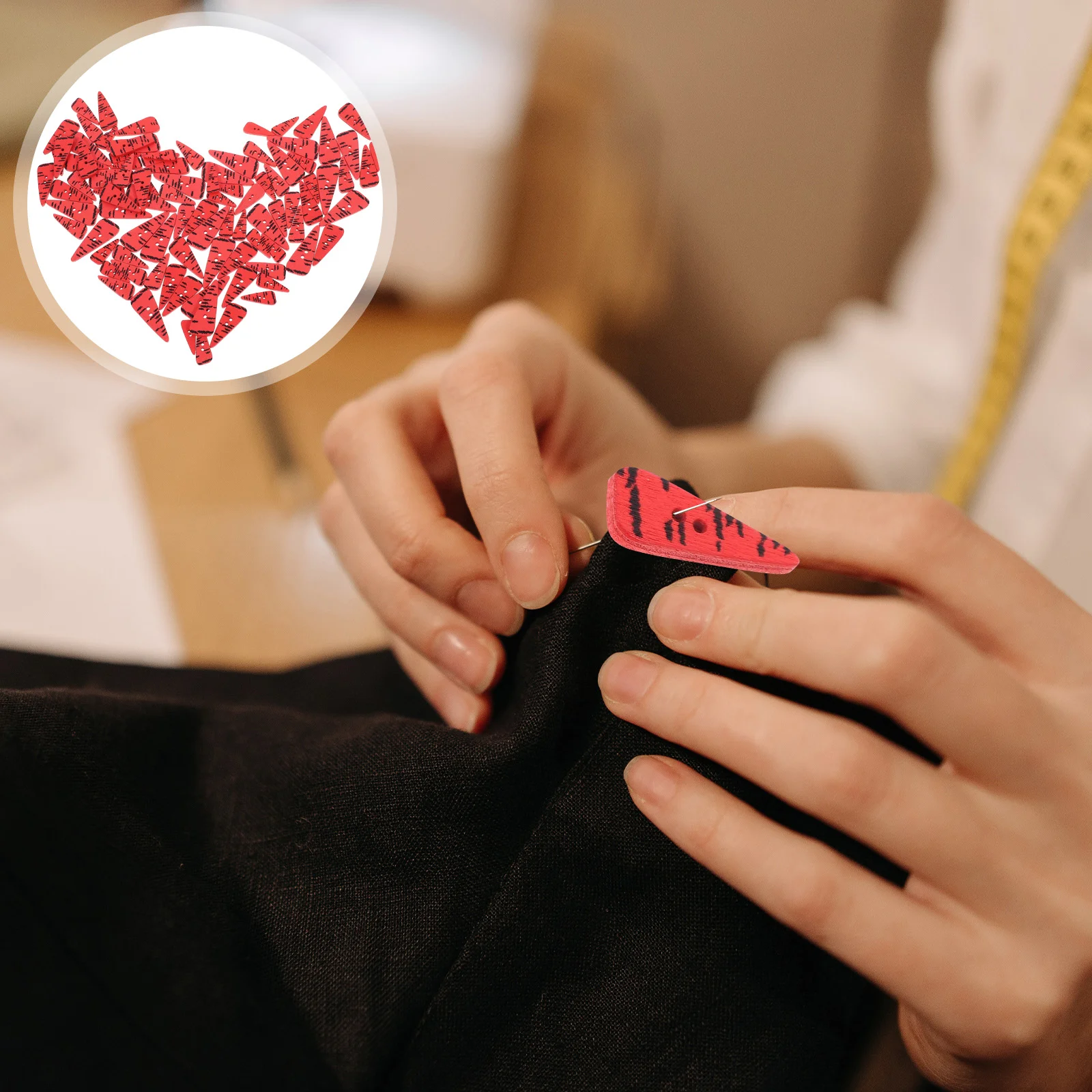 200 шт. пуговицы деревянные морковь Рождественский снеговик в форме носа ремесло