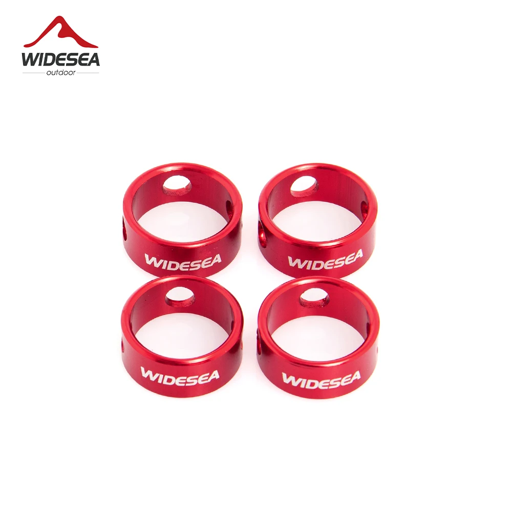 

Widesea 8pcs Tent Wind Rope Round Regulating Buckle Camping Cord Tensioners Outdoor Canopy Adjustable Length Fixing Ring