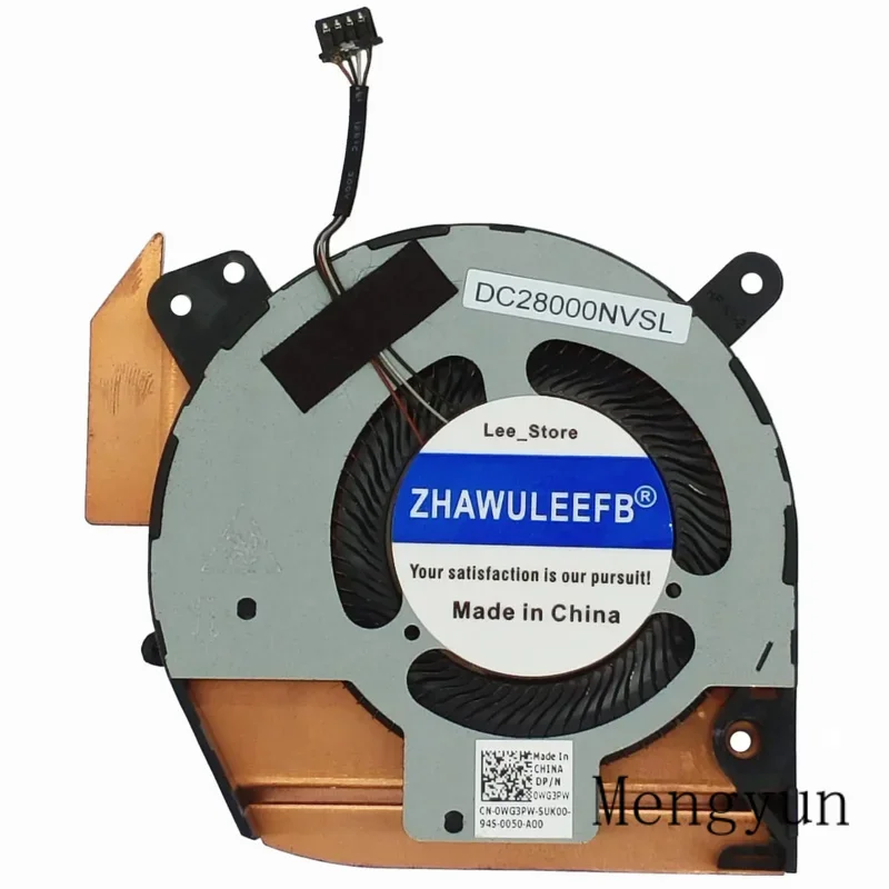 Новый вентилятор охлаждения процессора для Dell Latitude 5401 0WG3PW WG3PW EG50060S1-C420-S9A DC5V 0 39A MIN: 5