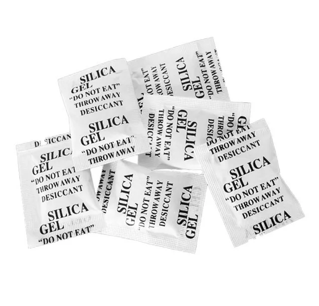 Lot De 6 Sachets Déshydratants Gel De Silice 50g Chacun - Non Toxique, Pour Protéger Du Stockage