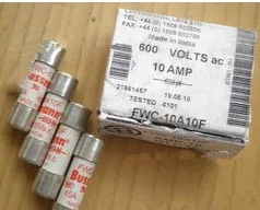 Предохранители: Φ 10A 600V 10*38 aR