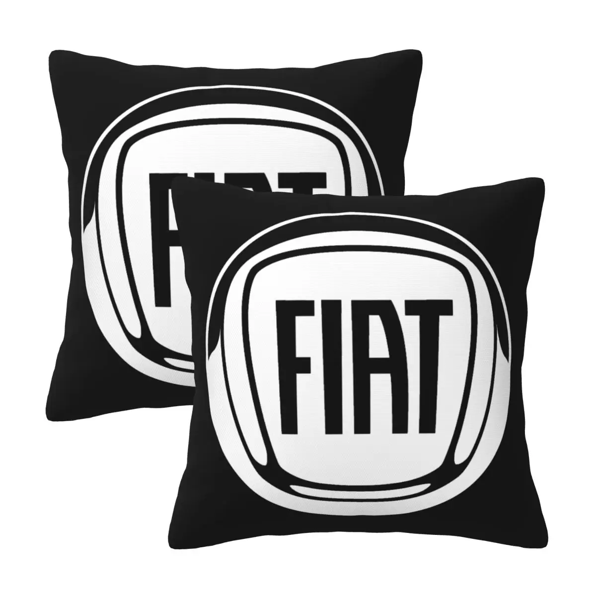 

FIAT Fashion Pillowcases Decorative Pillow Covers Soft and Cozy 2 PCS