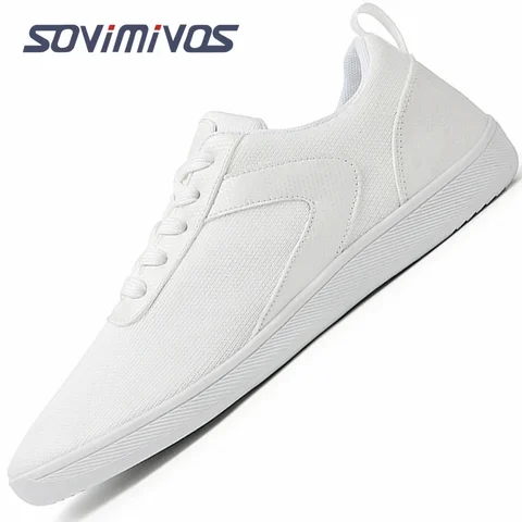 Мужские беговые кроссовки для прогулок, с широким носком, с нулевой подошвой, оптимальное сцепление, женские Прогулочные кроссовки, повседневная обувь