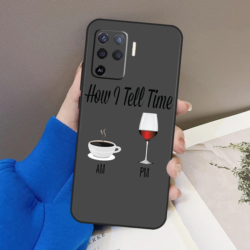 Кофейная винная чашка для OPPO A54 A74 A94 A53S A1K A15 A16 A3S A5S A83 A91 A93 A5 A9 A53 A31 A52 A72