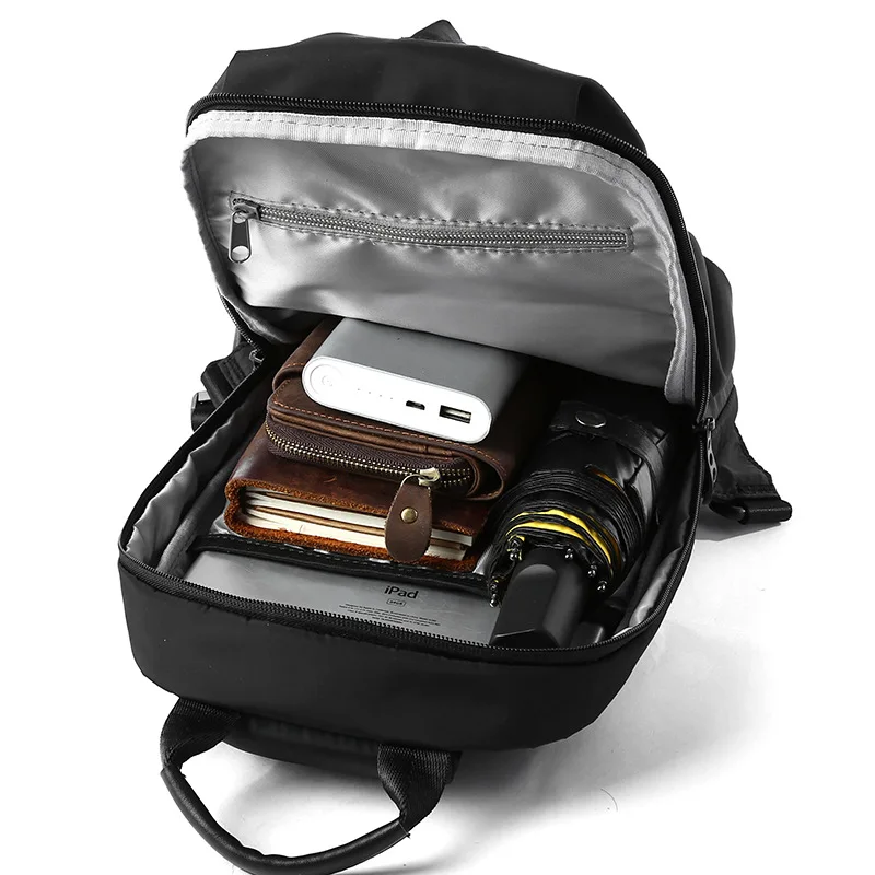 Male Shoulder Chest Bag For Men Casual Crossbody Bag Men Anti Theft School Summer Outdoor Short Trip Messengers Sling Bag