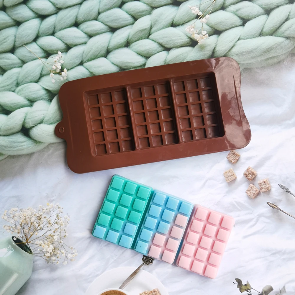 

Silicone Chocolate Mold DIY Candy Bar Mould Cake Maker Decoration Home Kitchen Bakeware Accessories Chocolate Mold