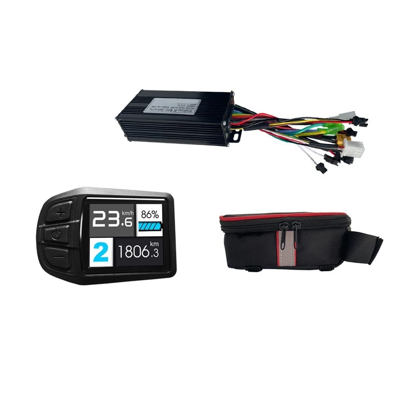 

Electric Bicycle Controller Controller 24V 36V 48V 26A Three-Mode With UKC3 Display Screen And Controller Small Bag