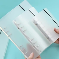 a5a6a7 transparent loose leaf binder notebook inner core cover note book journal planner office stationery supplies