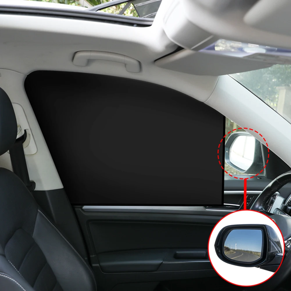 

Magnetic Car Side Window Sunshade Cover Sun Visor Summer Protection Window Curtain for Front / Rear Black