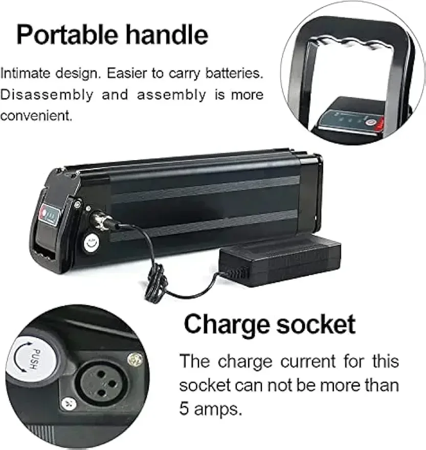 48 В 20 Ач литиевый аккумулятор Silverfish для электровелосипеда 36 250 Вт 350 500 750 с