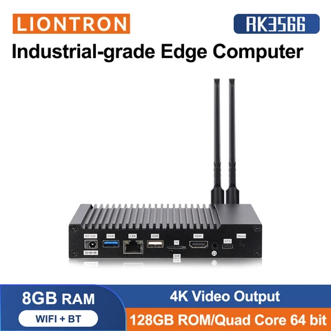 LPDDR4 Rockchip RK3566 SBC компьютер 1000M Ethernet двойной WiFi + BT Запуск Android Ubuntu встроенный компьютер AI Edge