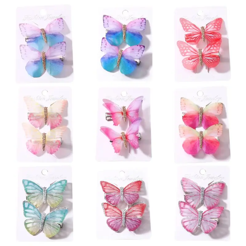 

1 Pair Simulation Hairpin Handmade Cute Colorful Hair Clips Cute Princess Hairpin Elegant Hair Side Clip