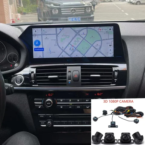 Для BMW X3 F25 X4 F26 2011-2018 Android14 Автомобильный радиоприемник 2Din Стереоприемник Авторадио Мультимедийный плеер GPS Navi Экран головного устройства