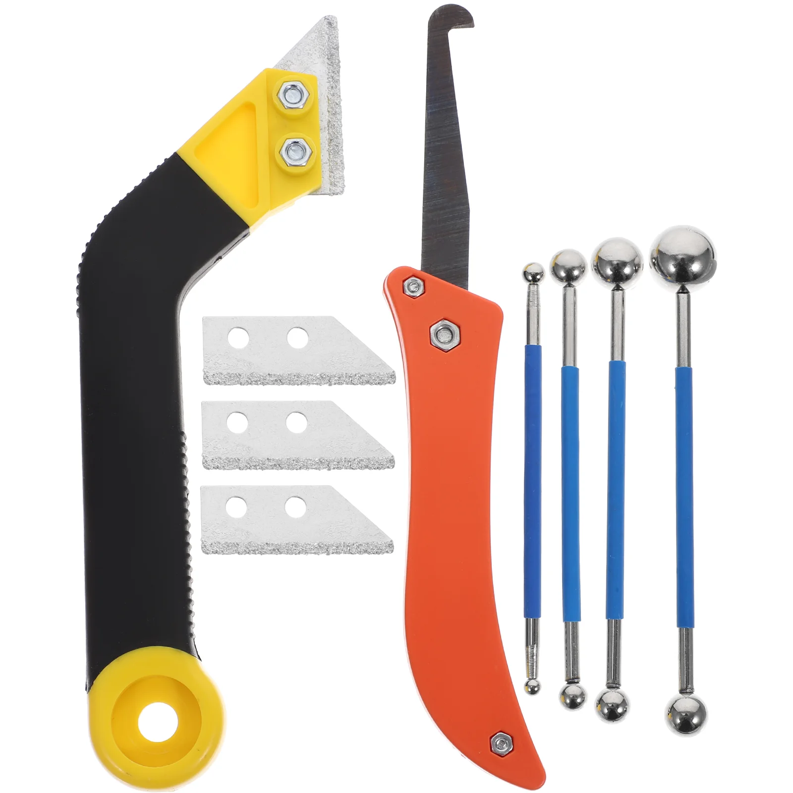 

Grout Saw Ball Caulk Remover Tile Removal Tool Kit Aluminum Head Cleaning Home Tools