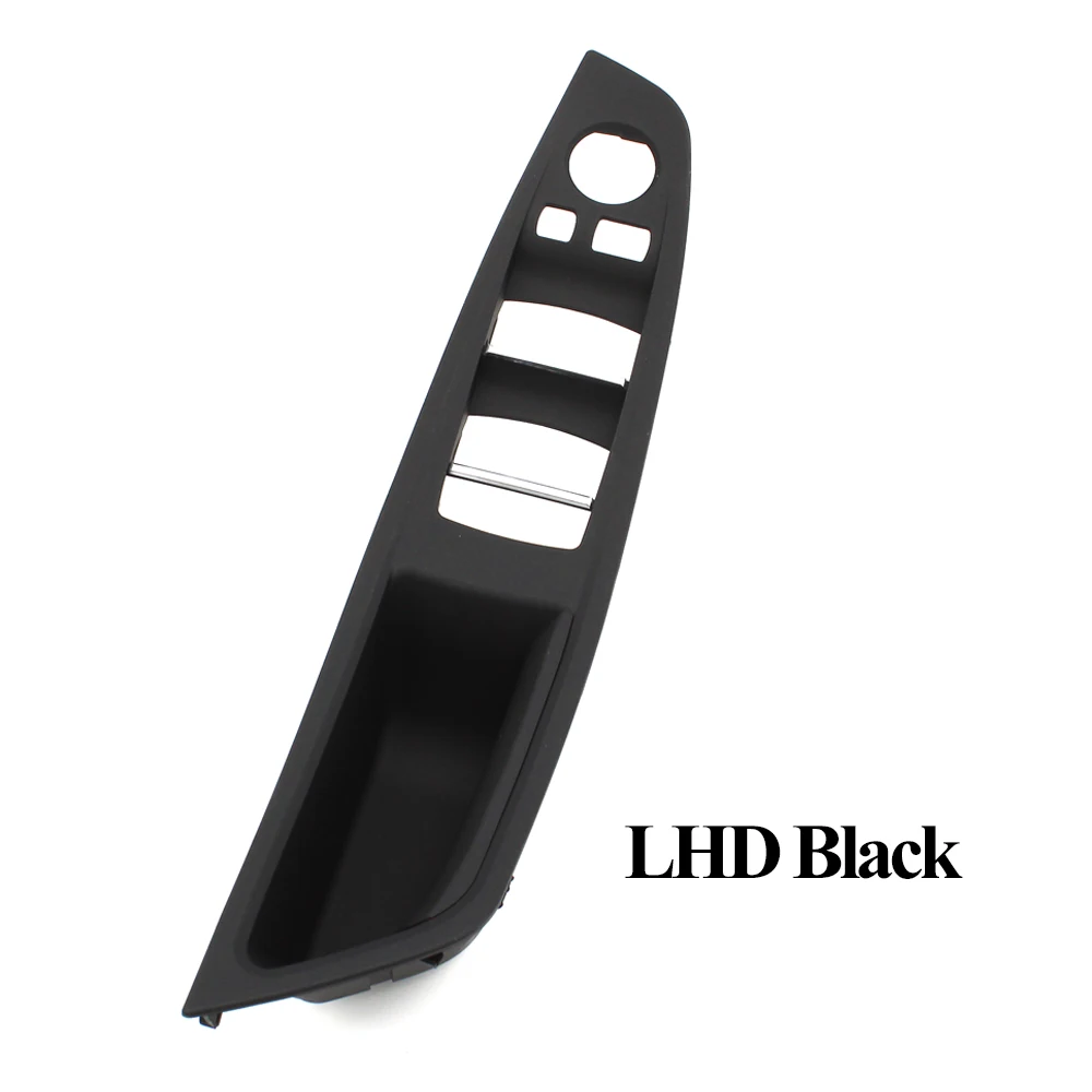 

LHD внутренний пластиковый дверной подлокотник, панель переключателя окна, ручка, комплект из 7 предметов для BMW 5 серии F10 F11 F18 520i 523i 525i 528i 535i