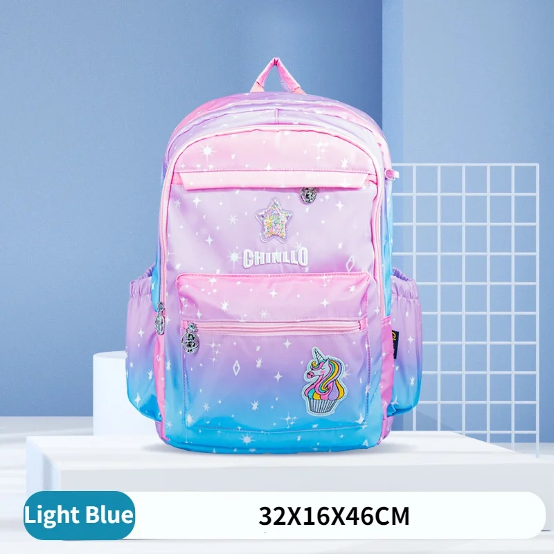 Princess Girl Sweet Cute Unicorn Boy Camouflage Backpacks New Children Large Waterproof Gradient Schoolbags for Students