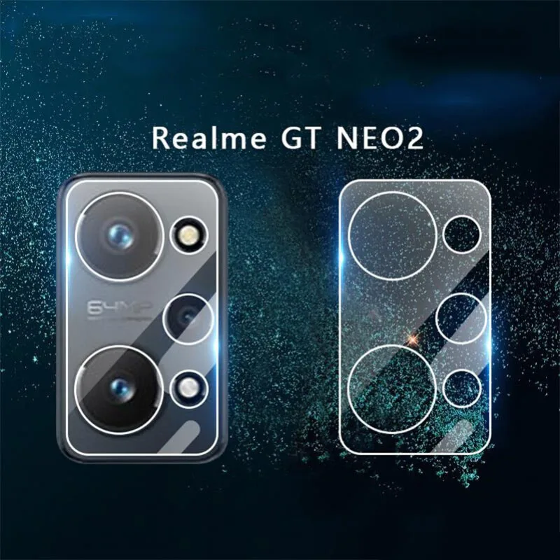Закаленное стекло 9H для объектива камеры OPPO Realme GT Neo 2 3 Защитная пленка экрана