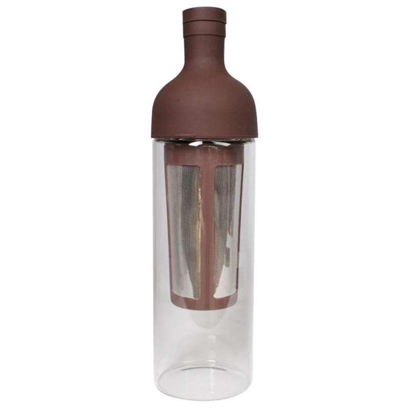 

HOT SALE 800ML Cold Brew Coffee Pot Cold Brew Coffee Tea Pot Heat-Resistant Glass European Style Extraction With Fine Filter