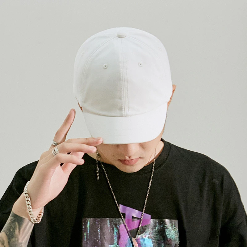 

Fashion Short Brim Adjustable Solid Color Baseball Cap Unisex Shading Spring Summer Men Dad Hat Women Snapback Solid Unisex