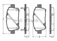 

0986 TB2367 для десяти тормозных колодок YARIS
