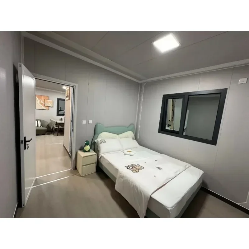 Дешевые контейнерные домики с контейнерами для кухни и ванной комнаты готовые к