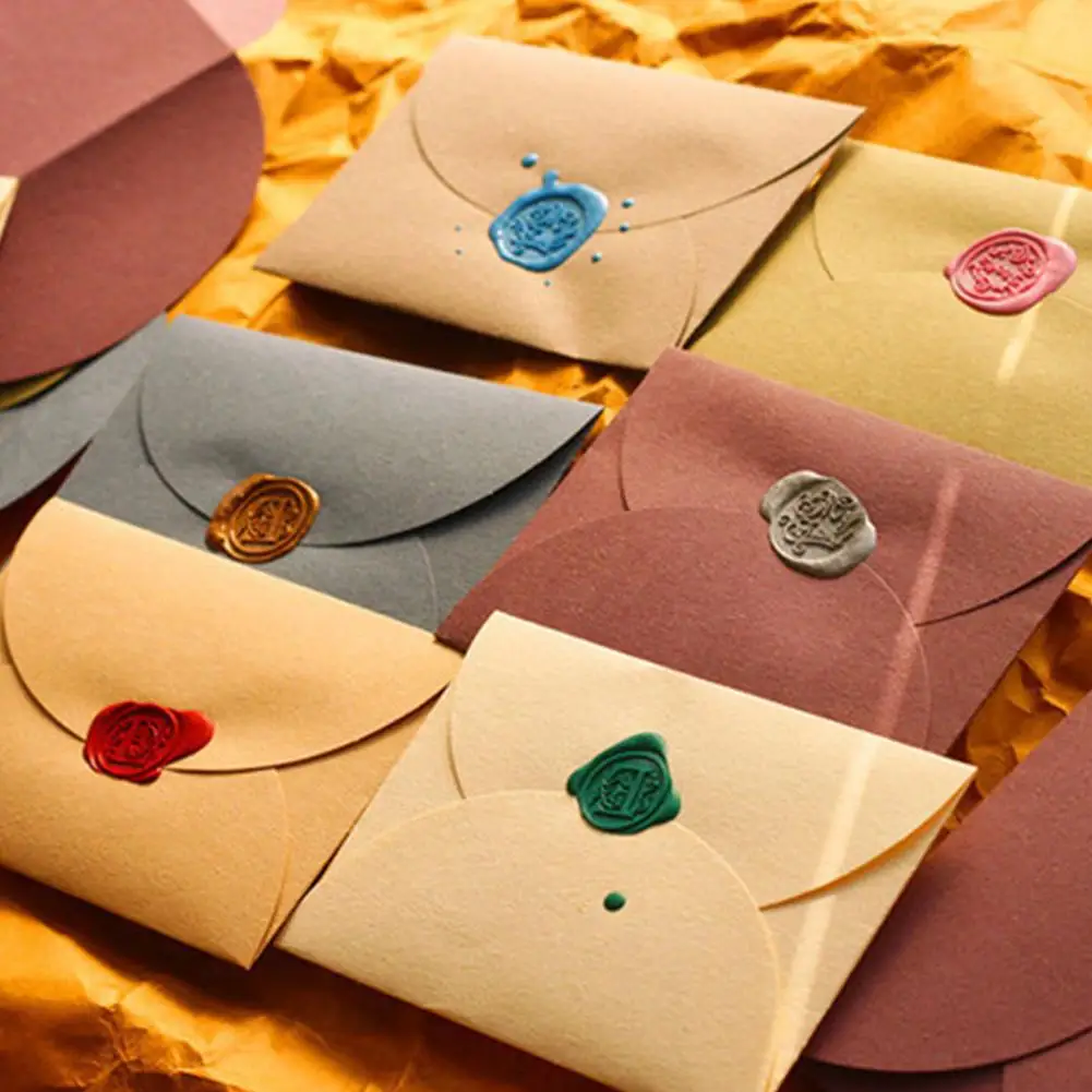 

10Pcs/Set Vintage Sealing Wax Sticks for Melting Tool Stamp Envelope Invitation