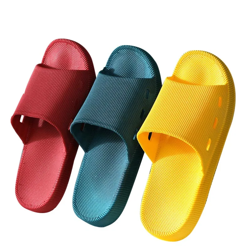 

Women Shoes Fashion Summer Slipper Women Fashion Couple Home Soft Slippers Bathroom Bath Men's Plastic Slippers Interior