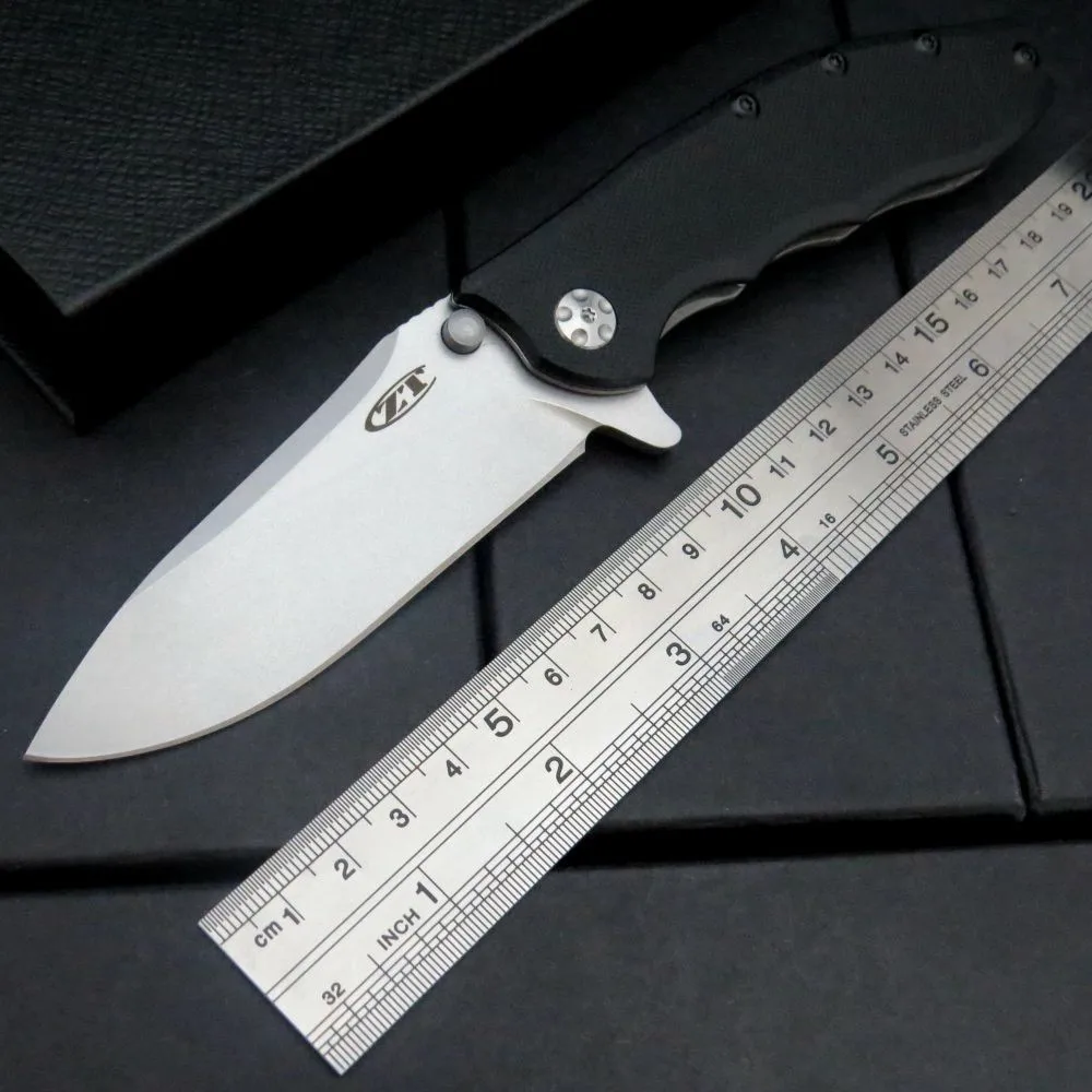 

Zero Tolerance 0562 Outdoor Camping Pocket Folding Knife 9CR18MOV Blade G10+Steel Handle Hunting Survival Tactical Knives Tools
