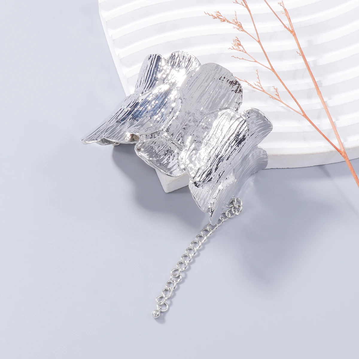 Новинка 2024 металлический браслет ZAA для женщин винтажный Открытый неправильной