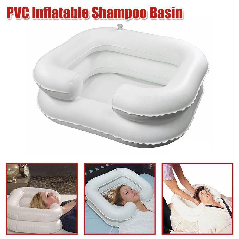 Inflatable Medical Nursing Shampoo Basin For The Elderly Reduces Pressure On Head/Neck/Shoulder And Gives Body Better Care