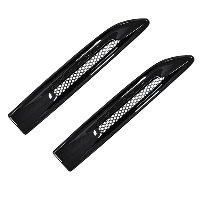 

For -Jaguar XEL 2018 2019 Car Body Side Fender Air Vent Outlet Cover Trim Frame Decor Sticker Accessories
