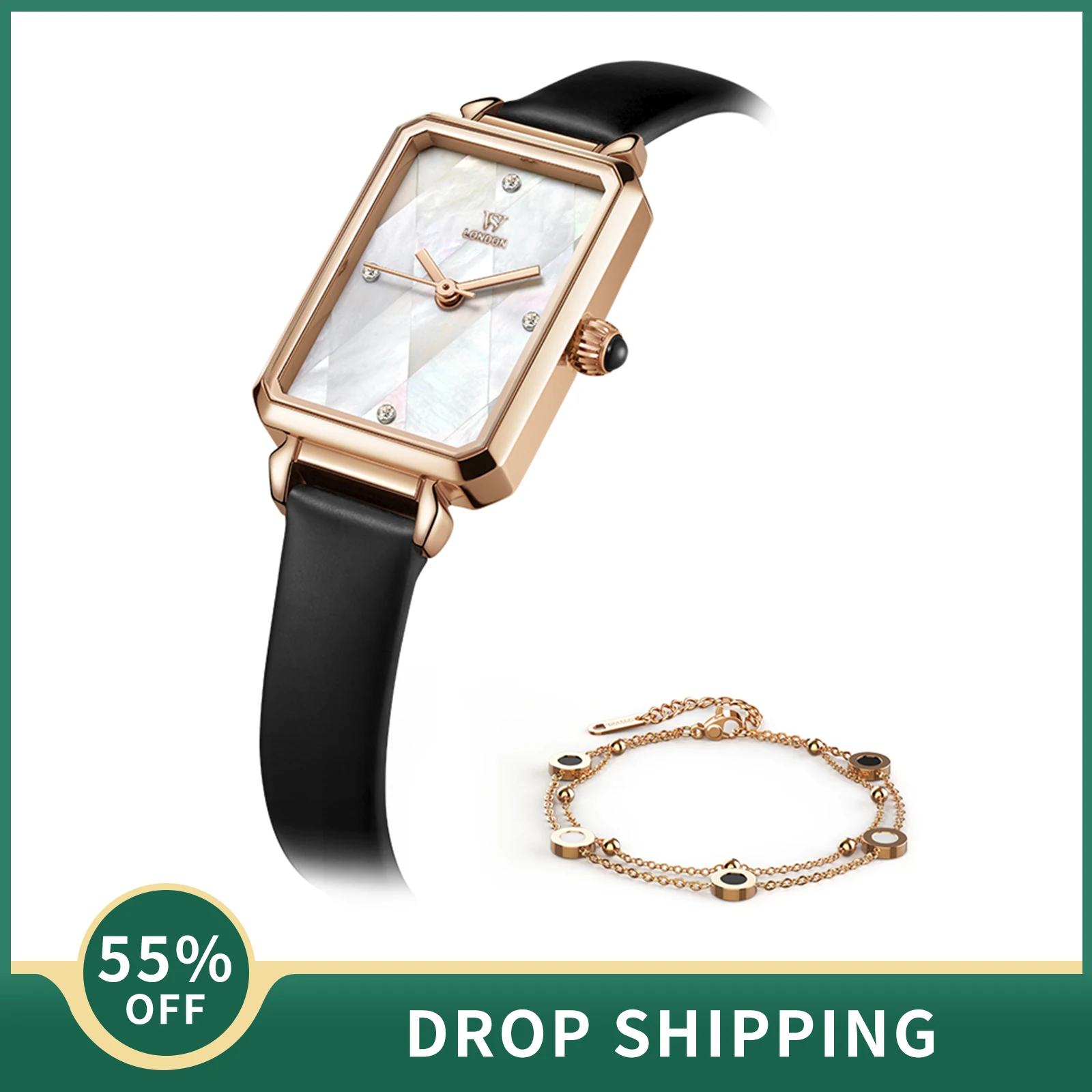 

WS New Women Watches Arrival Elegant Wrist Belt Ladies Quartz Watch Bracelet Gift Diamond Pattern Wristwatch 2022