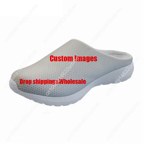 Женские шлепанцы дышащие пляжные сандалии для медсестер с мультяшным принтом