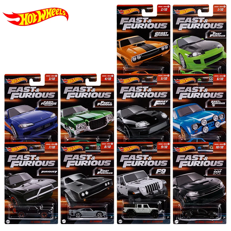 

Оригинальный автомобиль Hot Wheels Форсаж литая серия автомобилей 1/64 Dodge Charger Toyota Supra детские игрушки для мальчиков подарок для детей