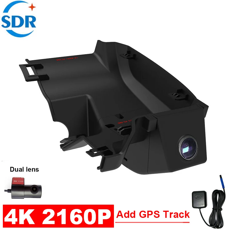 Видеорегистратор автомобильный с Wi-Fi, 4K, GPS, для Geely Tugella Xingyue FY11 2020 2021 2022 2023