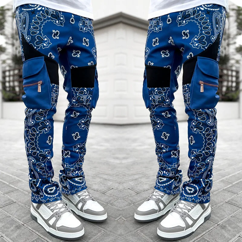 

Pantalon Homme 2022 New Casual Sports Harem Pants Men's Loose High Street Multi-pocket Cargo Pants Men's Clothing