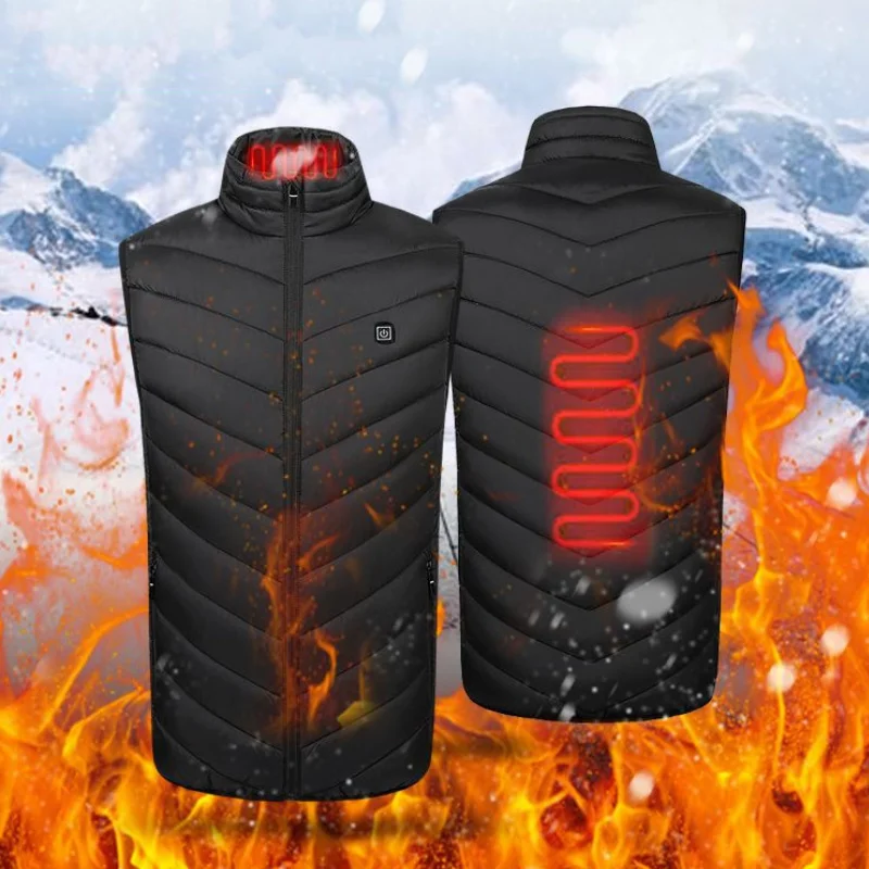

Жилет с подогревом, модная мужская и женская куртка, умная теплая зимняя куртка с подогревом и электроподогревом