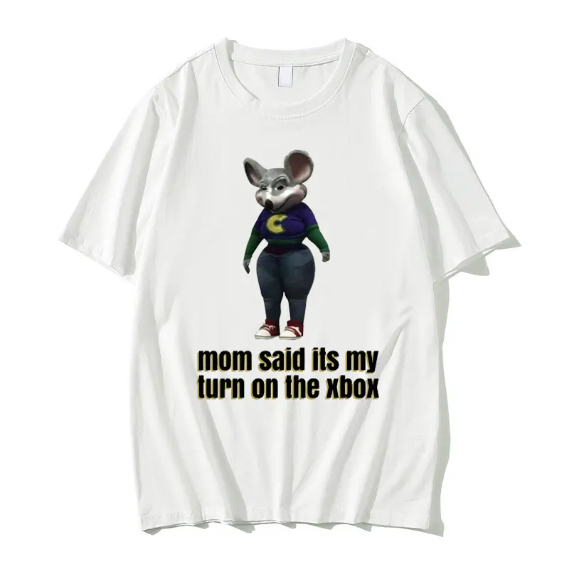 

Mom Said Its My Turn on The Xbox Tshirt Funny Ratatouille Mouse Graphic T Shirt Men Women Casual Fashion T-shirt Man Streetwear
