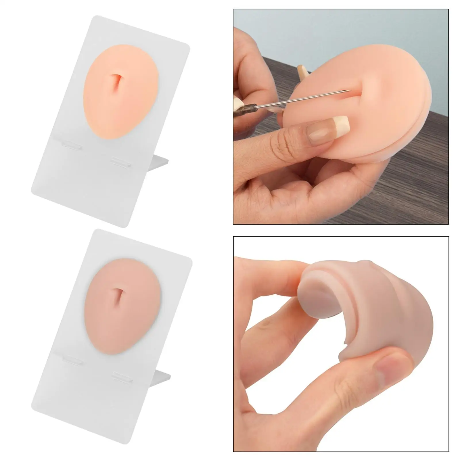 Силиконовая модель пупка образец отображения сапуна мягкий силикон простой в