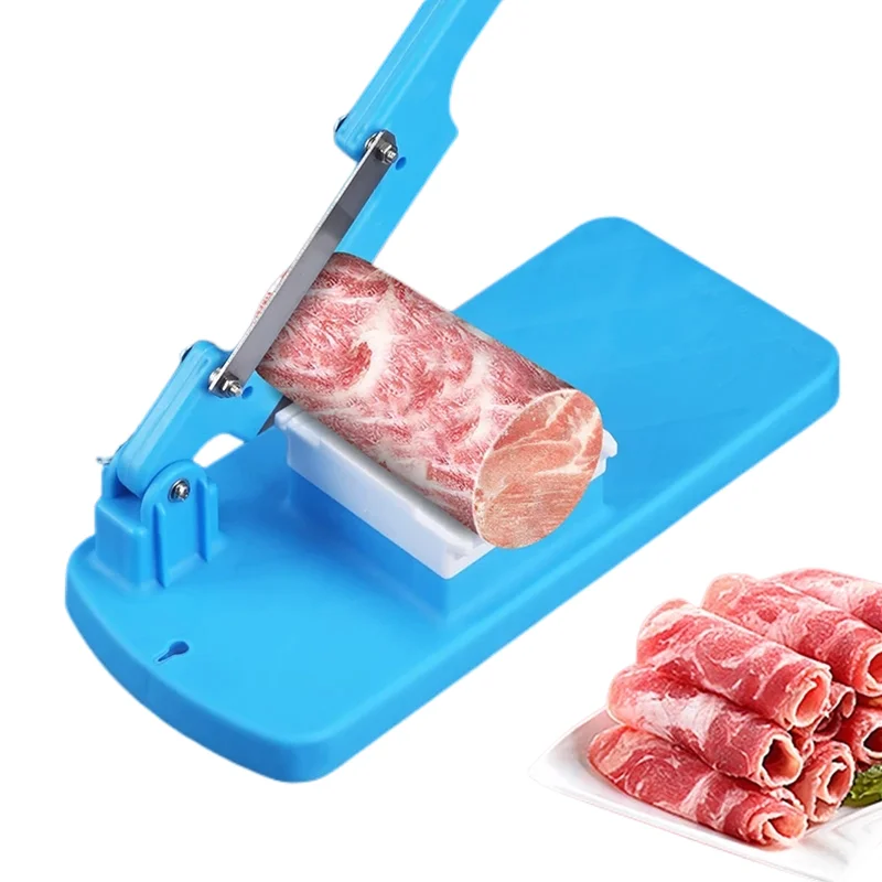 

Multifunctional Table Slicer Frozen Meat Cutting Machine Beef Herb Mutton Rolls Cutter Meat Slicer Vege Cutter Kitchen Tools