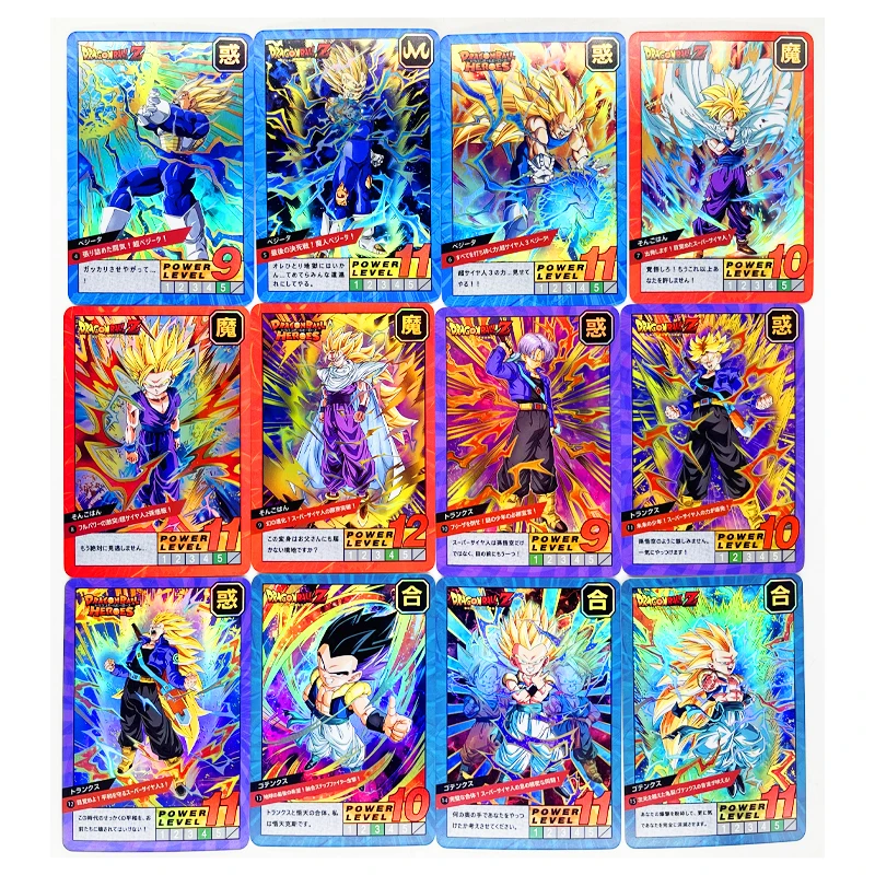

54pcs/set Dragon Ball Z GT Burst No.1 Super Saiyan Heroes Battle Card Ultra Instinct Goku Vegeta Game Collection Cards