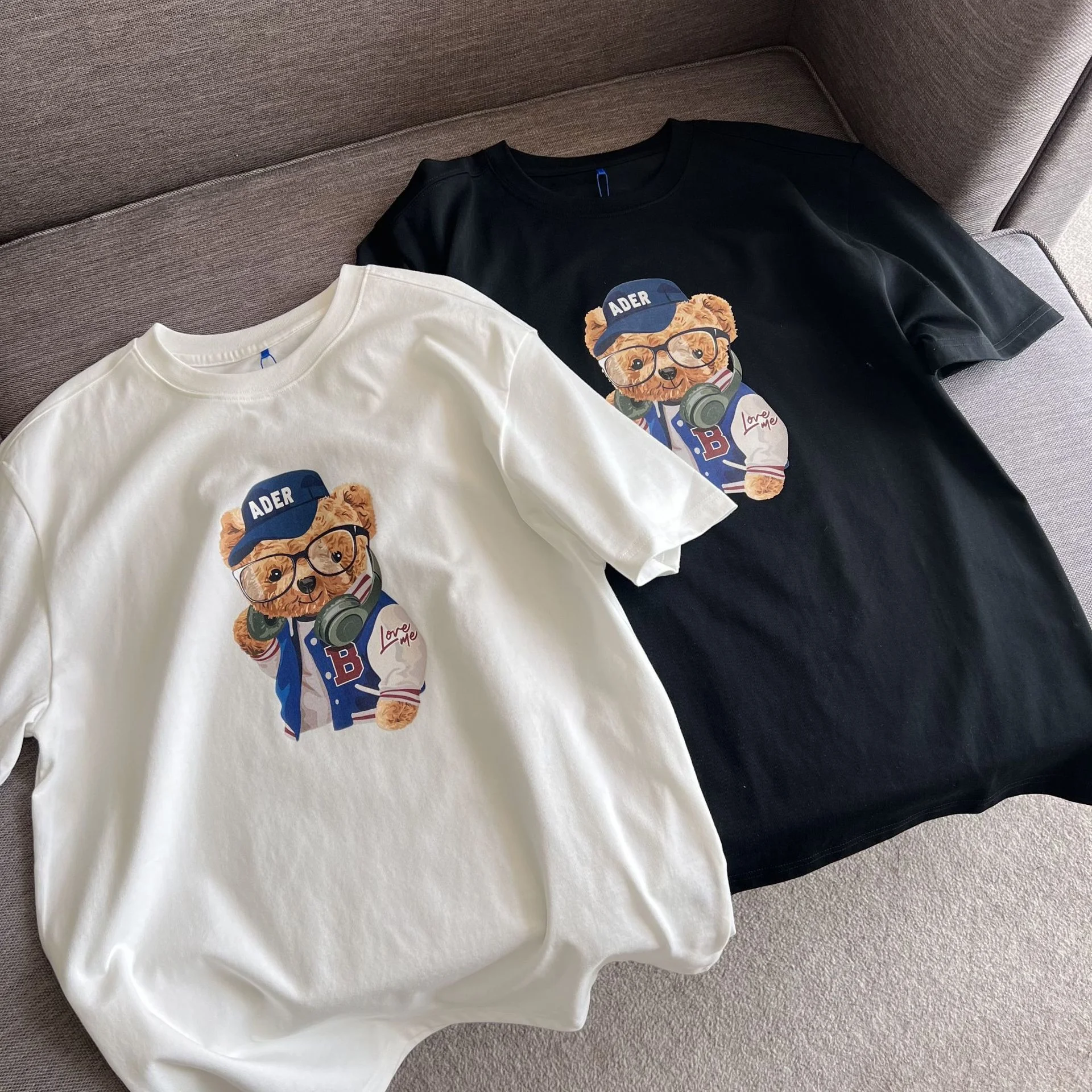 

Женская летняя свободная футболка с коротким рукавом и круглым вырезом