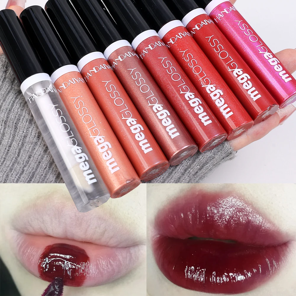 8 цветов Алмазный перламутровый блеск для губ водостойкий сияющий Мерцающая