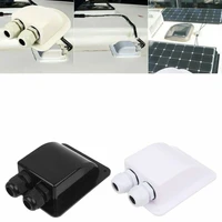 solar photovoltaic plastic bracket double hole abs photovoltaic rv junction box rv roof waterproof junction box