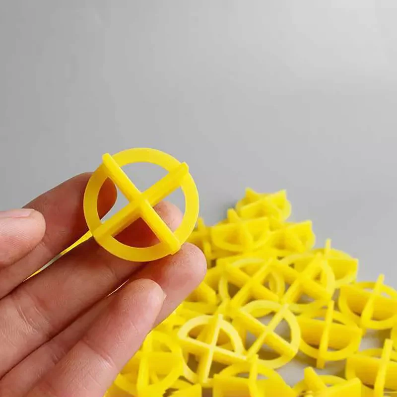 

100Pcs Double Size Tile Cross Wedge Positioning Leveling System for Floor Wall Tile Gap Leveling System Construction Tool