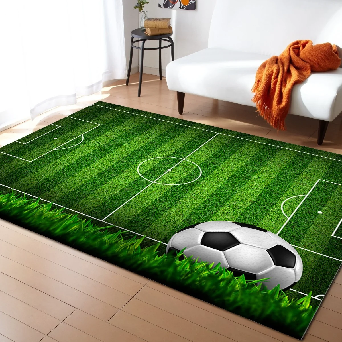 Football  pictures rug living room decoration rugs for bedroom living room rug home Entrance door mat kids room rug